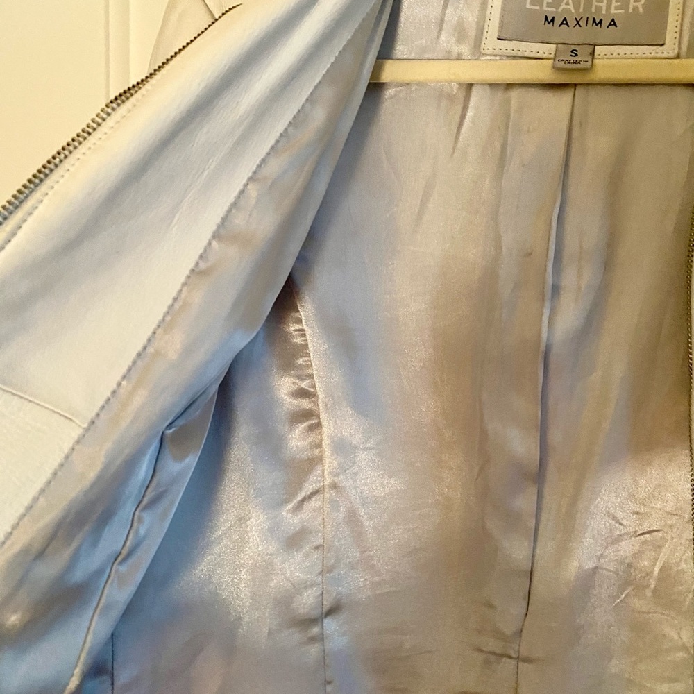 White Leather Jacket - image 6